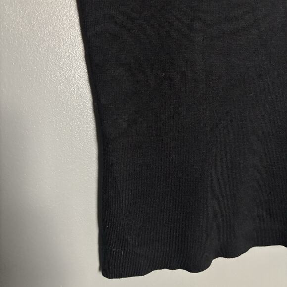 Vintage 90s Joseph A Silk Blend Women’s Sleeveless Tank Top Turtleneck Black S - Picture 8 of 12